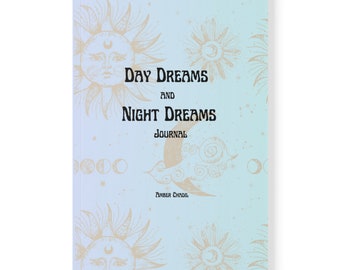 Day Dreams Night Dreams Lined Journal Softcover Notebook, A5