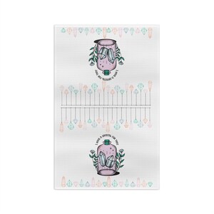 I have a Crystal for That Soft Tea Towel Kitchen Witch