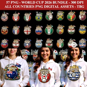 May include: A collection of digital assets featuring soccer balls designed for the 2026 World Cup. Each ball showcases a country's flag and the year 2026. The image includes a variety of flags, including USA, Canada, and Mexico.