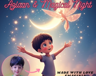 Personalized Children’s Story Book with Name and Photo | Custom Kids Story Illustration | Digital Download | Special Gift for Boys & Girls