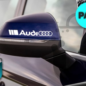 Audi Seitenspiegel Aufkleber | Rennstil