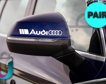 Audi Side Mirror Sticker | Racing Style