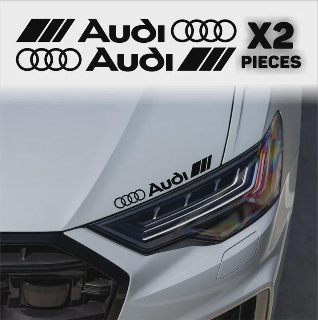 Audi Racing Decal Stickers: Custom Car Graphics (set of 2) - Etsy