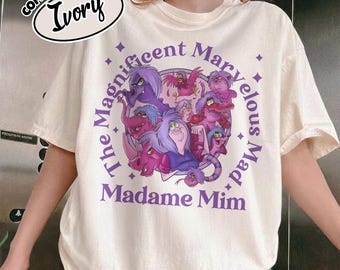 The Magnificent Marvelous Mad Madame Mim Vintage Comfort Colors, The Sword In The Stone, Disney Villains Madam Mim Trip SSW03-CF