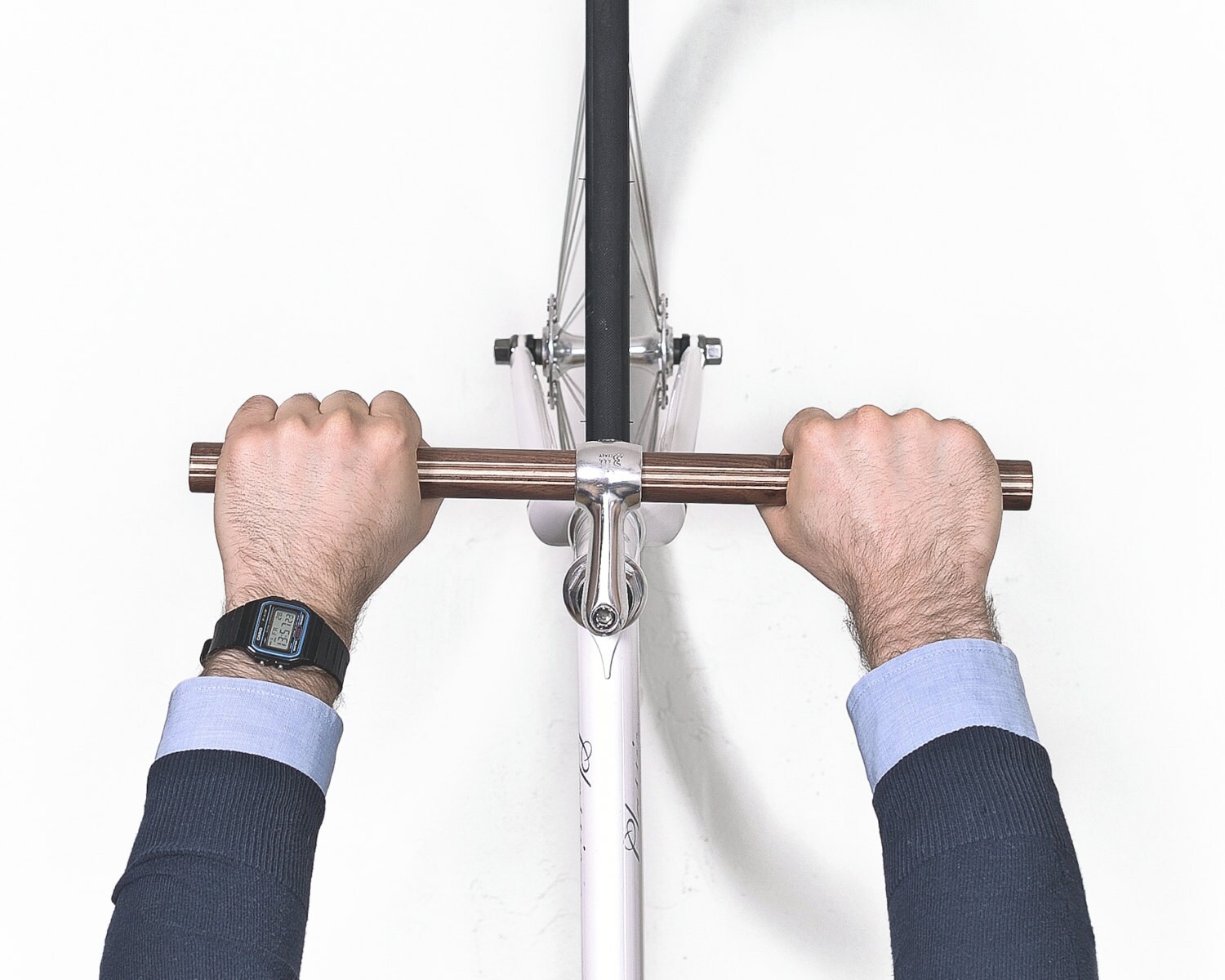 NEW WalnutBirch Wood Handlebar GAZELLA with Built Etsy