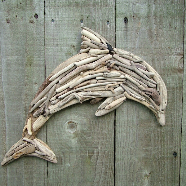 Natural Driftwood Dolphin