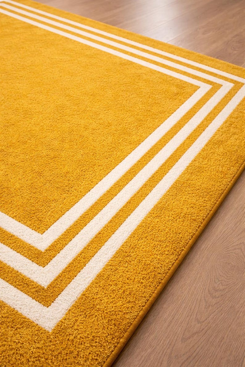 Mustard Yellow Area Rug