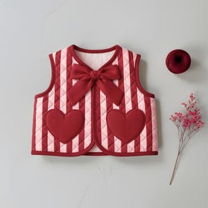 Mönster för vändbar, quiltad väst för barn och baby (3 M till 10Y) - PDF-sömnadsmönster