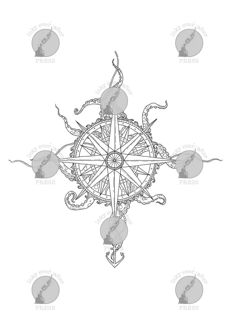 Download Mermaid and Underwater PDF Coloring Book for Adults | Etsy