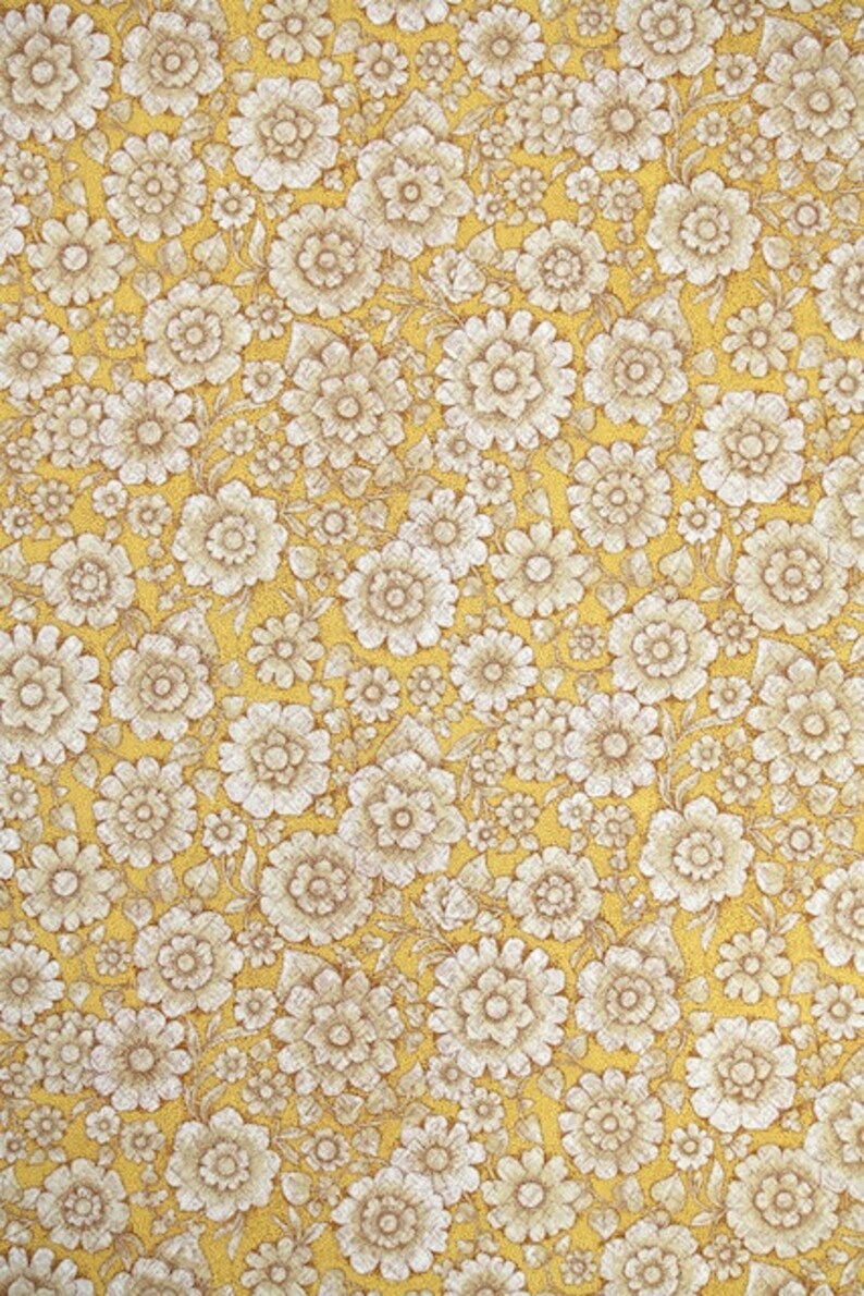 Retro Wallpaper by the Yard 70s Vintage Wallpaper 1970s Etsy