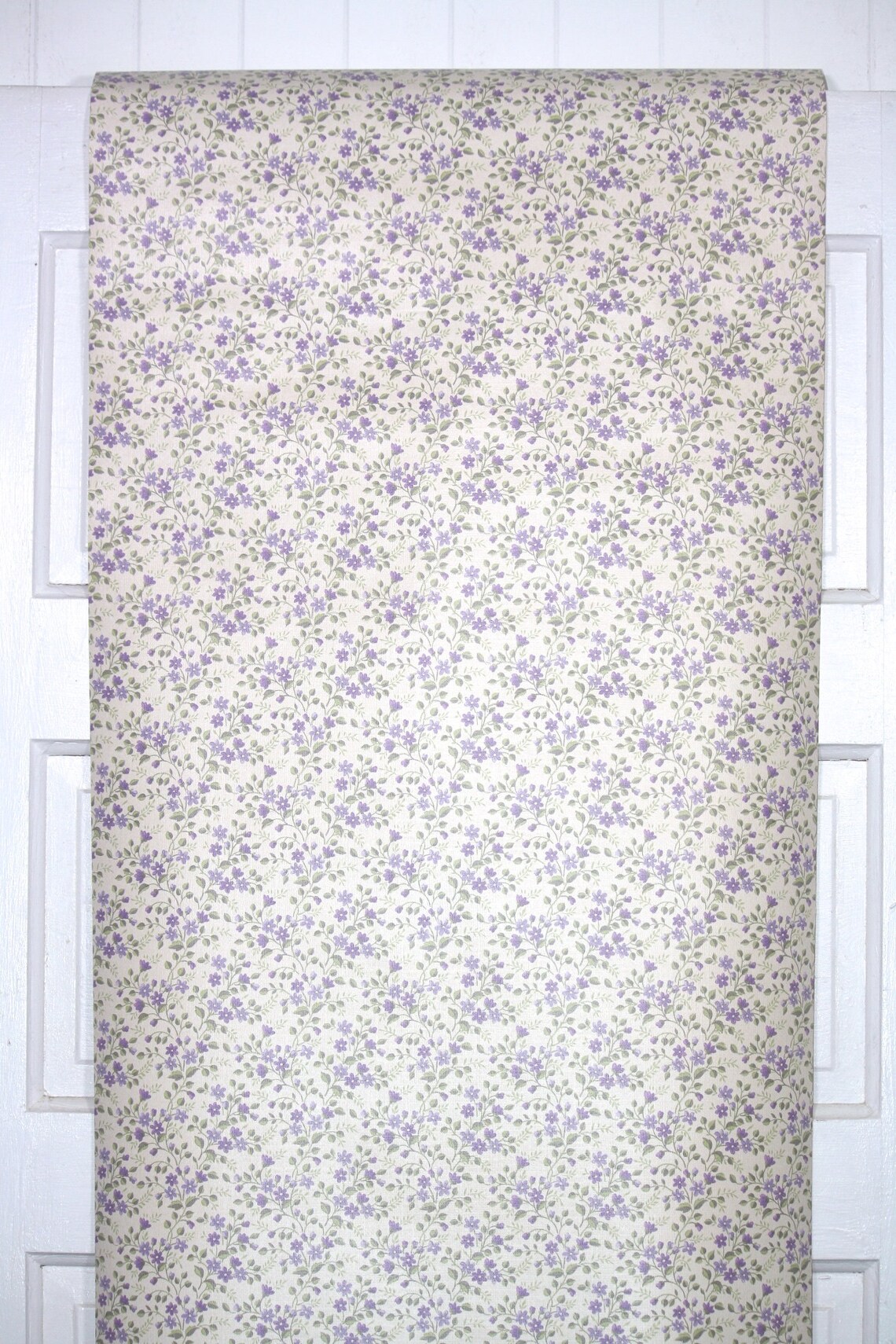 1970s Vintage Wallpaper by the Yard Retro Floral Wallpaper Etsy