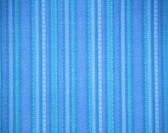 Retro Wallpaper by the Yard 70s Vintage Wallpaper - 1970s Blue Stripes