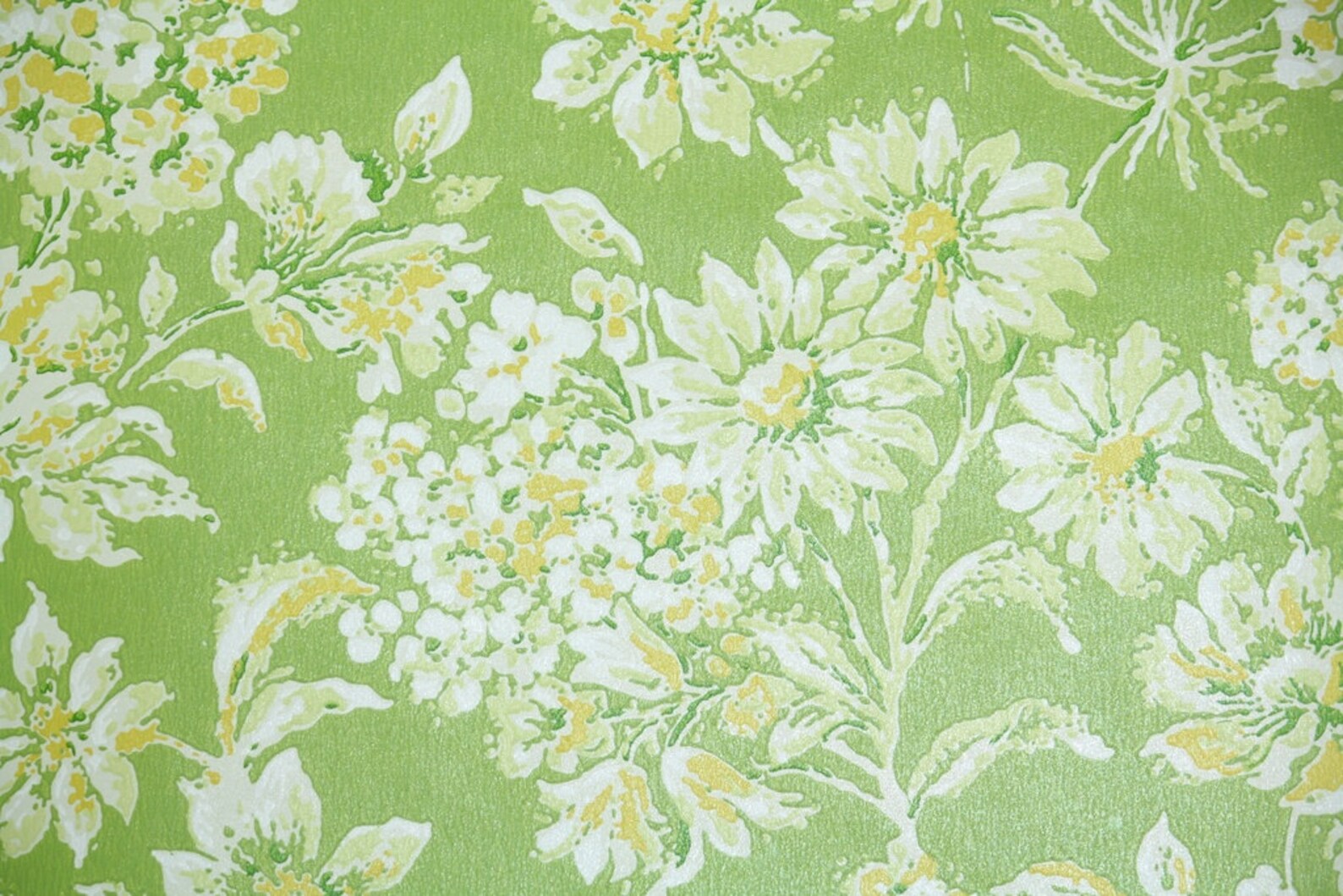 Retro Wallpaper by the Yard 70s Vintage Wallpaper 1970s Etsy