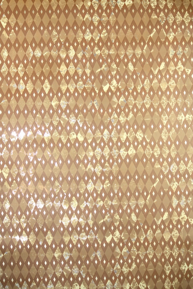 Retro Wallpaper by the Yard 70s Vintage Mylar Wallpaper - Etsy