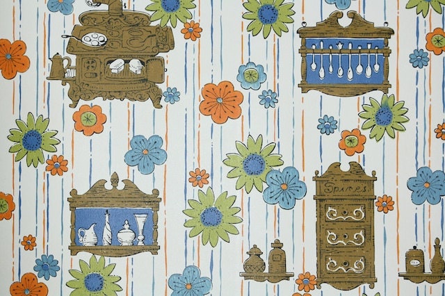 Retro Wallpaper by the Yard 70s Vintage Wallpaper \u2013 1970s Vintage Wallpaper Orange Damask Retro Wallpaper by the Yard 70s Vintage Wallpaper \u2013 1970s Vintage Wallpaper Orange Damask