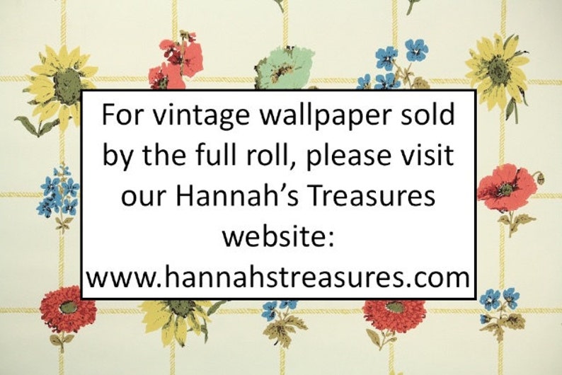 1970s Vintage Wallpaper by the Yard Retro Floral Wallpaper with Bright Blue and Turquoise Flowers on White image 5