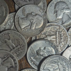 Silver Washington Quarters – 90% Silver – 1932–1964 – Choose Quantity – Free Shipping