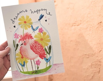 A4 Artist Print: Dreams Happen