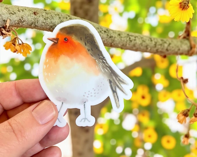 Little Bird Vinyl Sticker: Permanent Decal