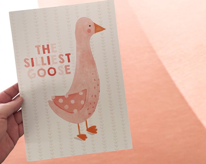 A4 Artist Print: The Silliest Goose