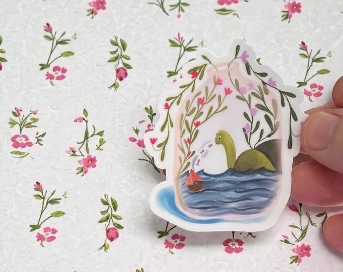 World in a Bottle Vinyl Sticker: Permanent Decal