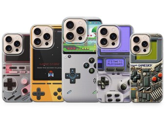 Etui na telefon w stylu retro, na konsolę do gier w stylu vintage, do iPhone'a 17 Pro Max 16a 15 14 13 12 11 8, Samsunga S25fe S24fe A56 Pixel 10 XL 9a