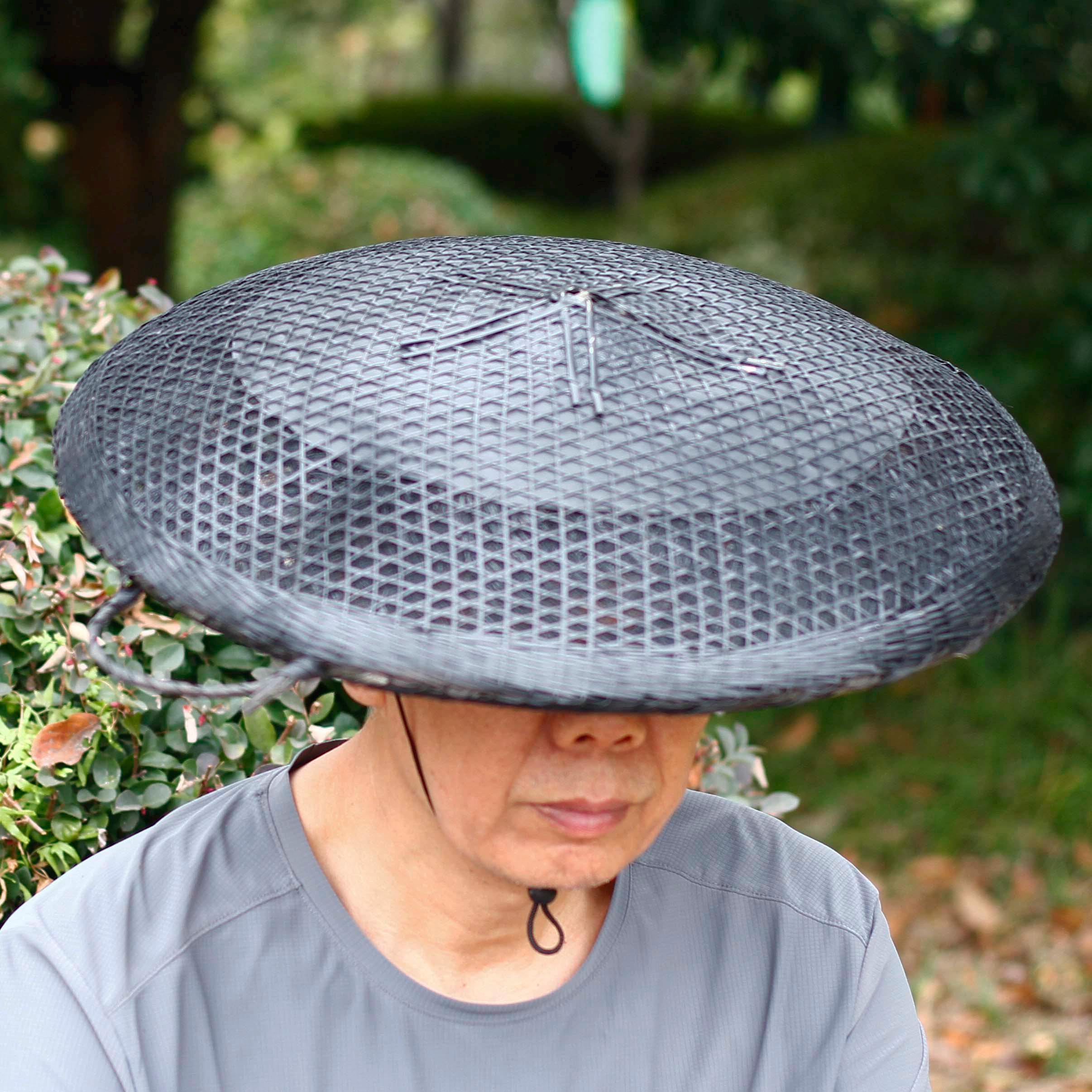 Bamboo Woven Samurai Hat: Ninja Cosplay, Halloween Party Prop