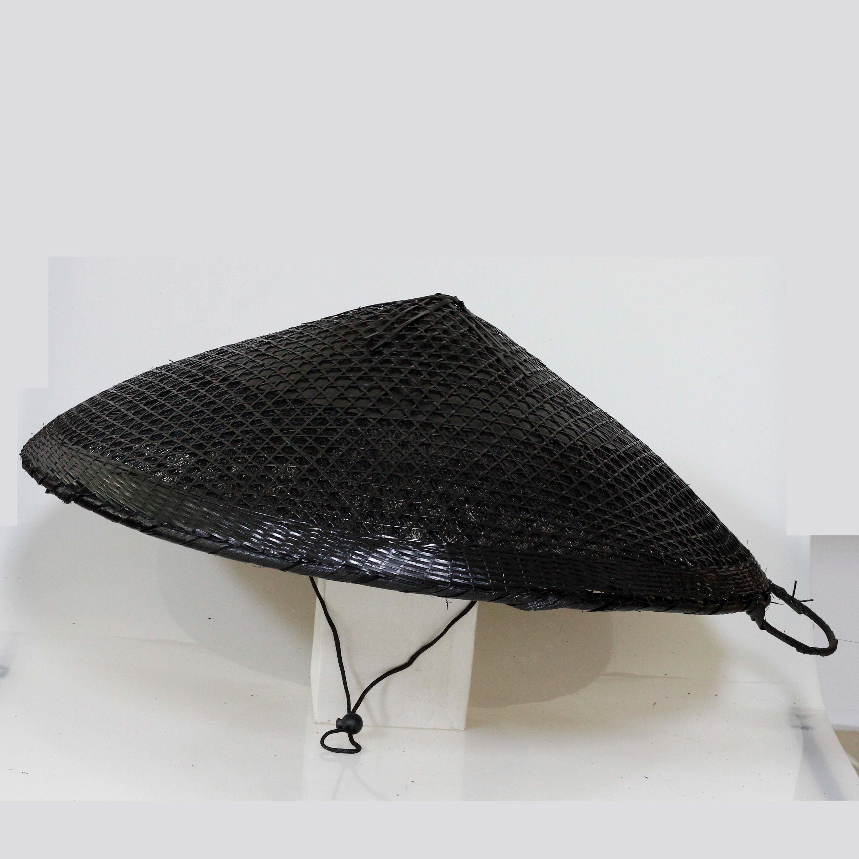 Bamboo Woven Samurai Hat: Ninja Cosplay, Halloween Party Prop