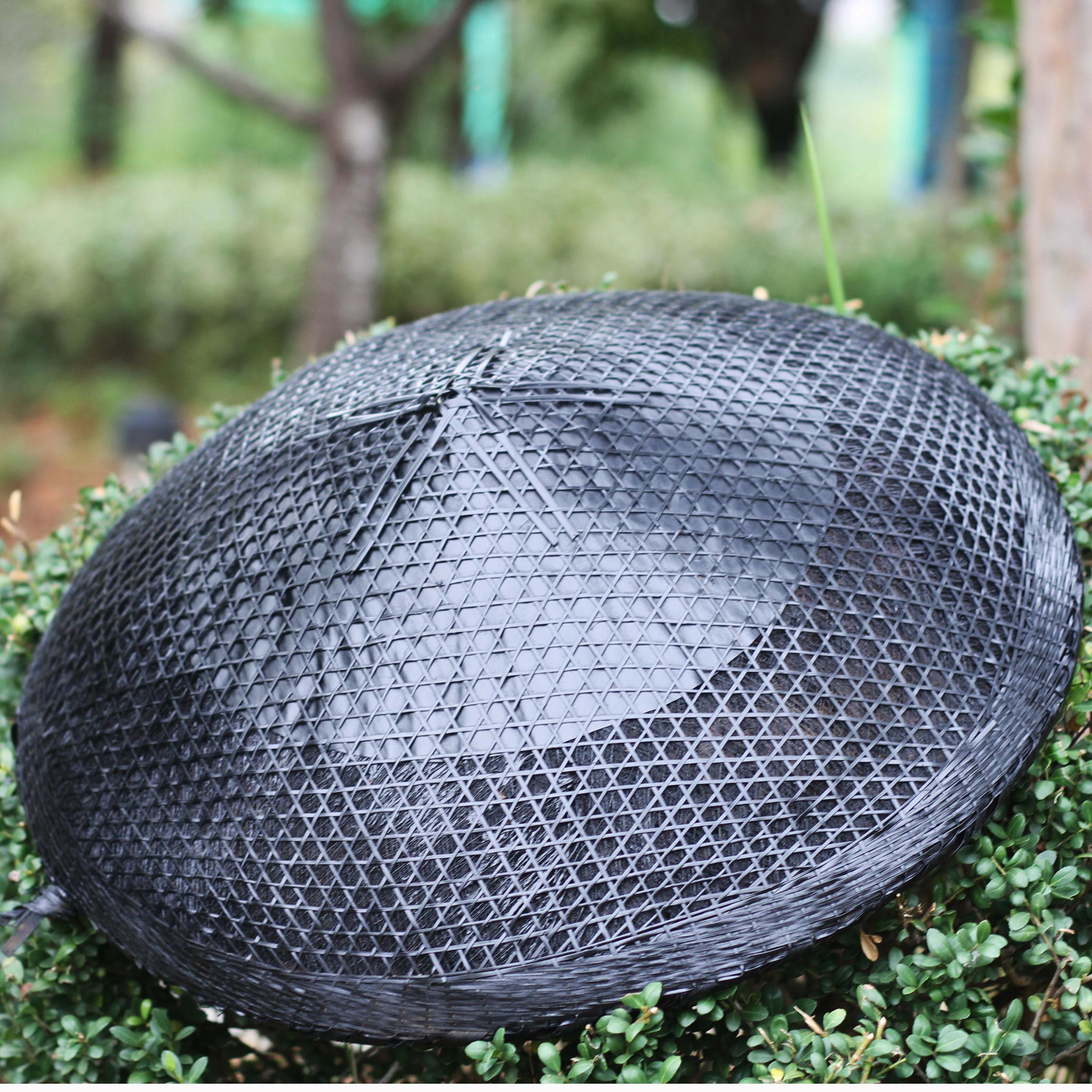 Bamboo Woven Samurai Hat: Ninja Cosplay, Halloween Party Prop