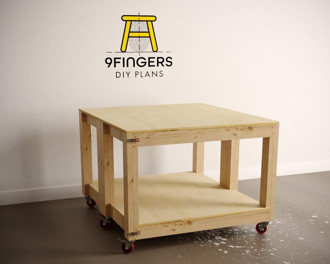 Modular Workbench Plans PDF | DIY Workbench With Wheels | Easy Garage ...