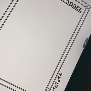 Reflection Space – Guided Self-Reflection Page | US Letter Printable image 4