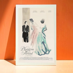 Phantom Thread Movie Poster - Canvas Print - Bedroom Decor - Wall Art - Gift for Movie Lovers