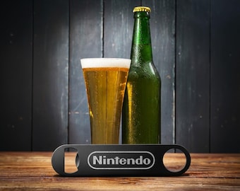 Nintendo Retro Bottle Opener | 7" Stainless Steel Speed Bar Tool