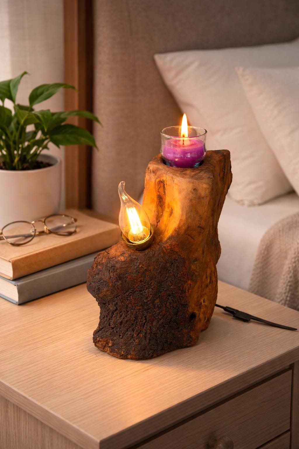 Décoration maison occasion « bougeoir shabby » Toute la