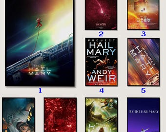 Project Hail Mary Movie Poster, Vintage Poster, Art Home decoration Poster, Wall Art, Canvas Art Print, Gifts