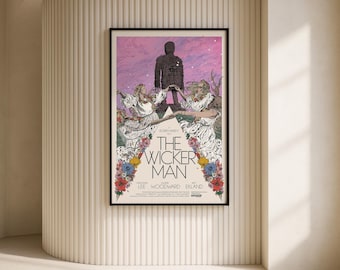 The Wicker Man Poster, Movie Poster, Vintage Poster, Art Home decoration Poster, Wall Art, Canvas Art Print, Gifts