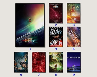 Project Hail Mary Movie Poster, Vintage Poster, Art Home Decoration Poster, Wall Art, Canvas Art Print, Gifts