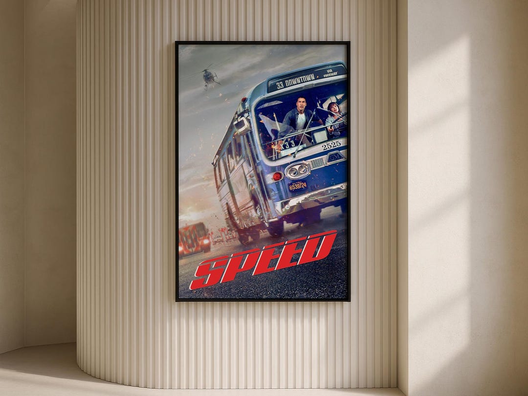 Speed Poster, Movie Poster, Vintage Poster, Art Home Decoration Poster ...