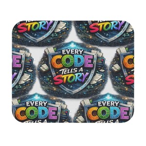 Ogni codice racconta una storia Tappetino per mouse / Tappetino da scrivania per programmatori e appassionati di gaming