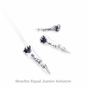Black Lives Matter pin & pendant. BLM pin. BLM pendant. BLM jewelry. Black Lives Matter.