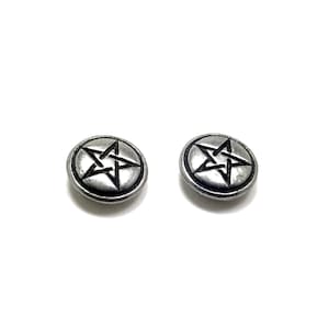 Pentagram Stud Earrings