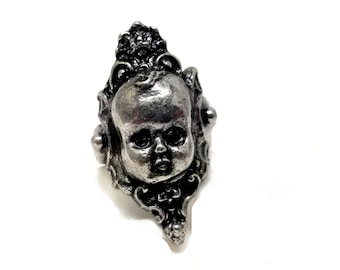 Victorian Baby Ring. Edwardian Baby Doll Ring