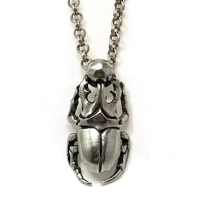 Beetle Necklace. Scarab Beetle