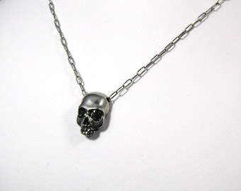 Single Medium Skull Necklace. Skull Necklack. Skull. Medium Skull. Skn