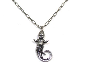 Single Mer-baby Necklace. Mermaid Necklace. Baby Necklace.