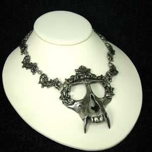 Monkey Skull Necklace. Skull Necklace. Vervet Monkey. DMSN image 5