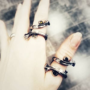Bone wrap Ring. Bone Jewelry.