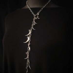 Raven Claw Lariat. Raven Necklace. Claw Necklace. Talons. DCN
