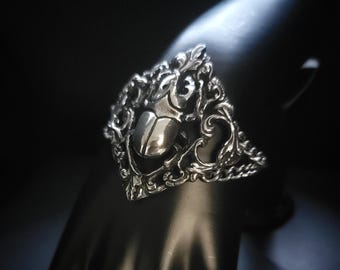 Victorian Beetle Bracelet (easy-on). Made to Order
