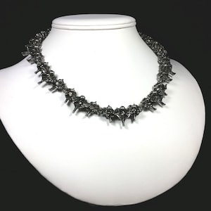 Snake Vertebrae Collar Necklace. DVN
